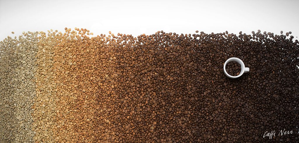 Gradient of Roast Coffee